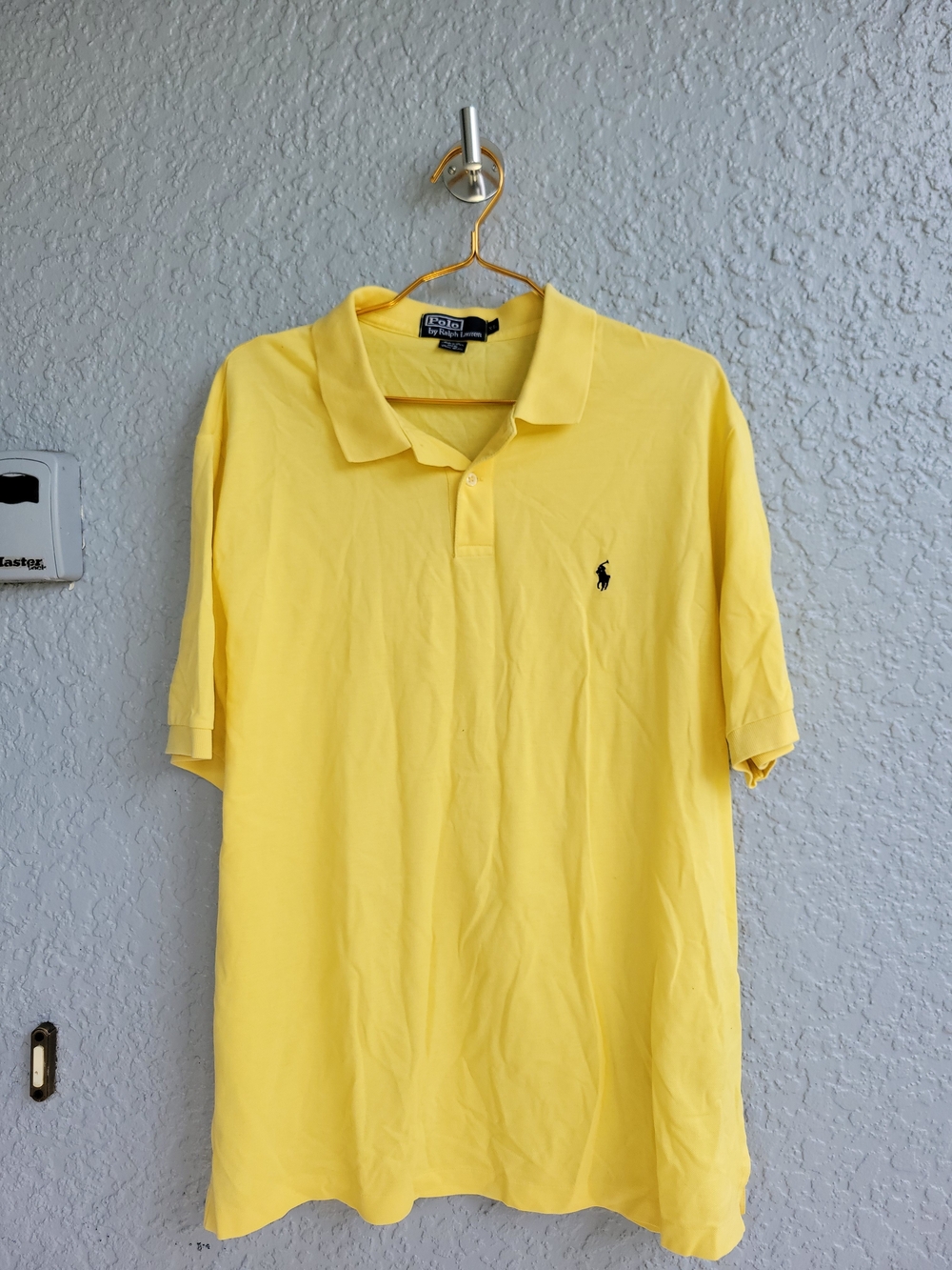 Polo by Ralph Lauren Yellow Short-Sleeve Polo with Embroidered Pony